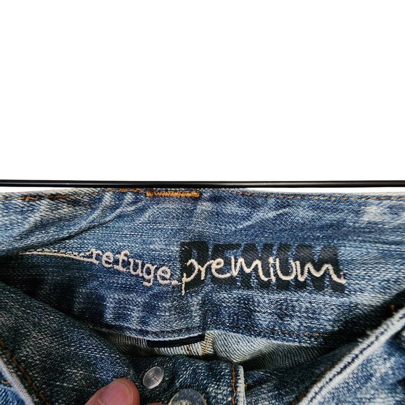 Refuge Premium Denim Jeans Wide Leg Womens - Picture 4 of 7